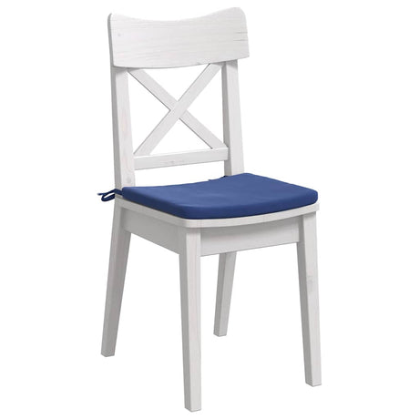 Vidaxl zitkussens 4 pcs politieblauw 40 x 40 x 3 cm fluweel