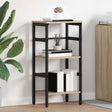 Vidaxl boekenkast 2-laags 40 x 29,5 x 81 cm bewerkt hout sonoma eiken