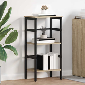 Vidaxl boekenkast 2-laags 40 x 29,5 x 81 cm bewerkt hout sonoma eiken