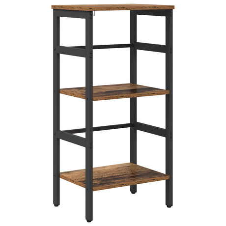 Vidaxl boekenkast 2-laags 40 x 29,5 x 81 cm bewerkt hout oud hout