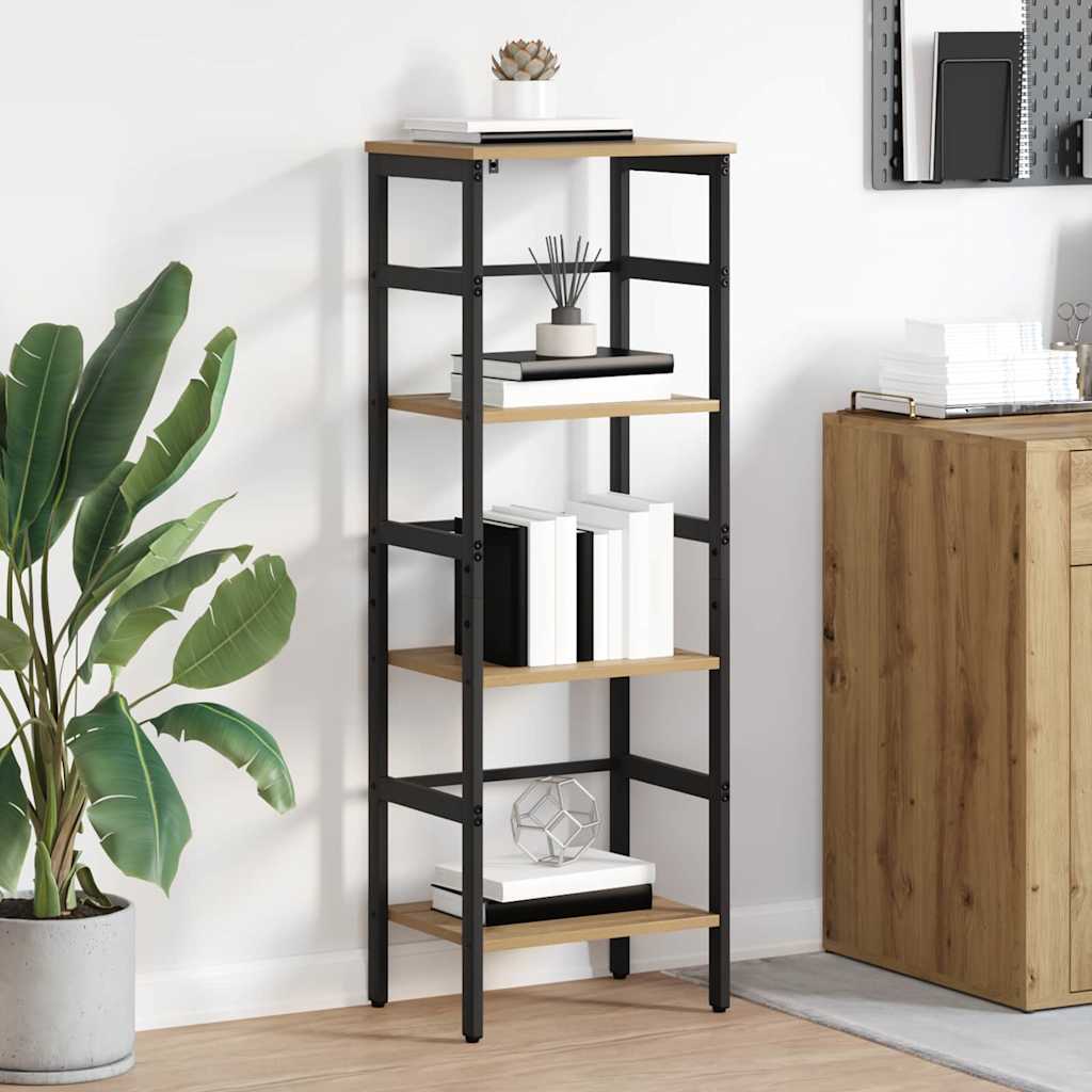 Vidaxl boekenkast 3-laags 40 x 29,5 x 115 cm bewerkt hout