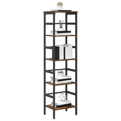Vidaxl boekenkast 4-laags 40 x 29,5 x 149 cm bewerkt hout