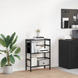 Vidaxl boekenkast 2-laags 60 x 29,5 x 81 cm bewerkt hout zwart eiken