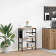 Vidaxl boekenkast 2-laags 60 x 29,5 x 81 cm bewerkt hout artisan eiken