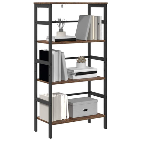 Vidaxl boekenkast 3-laags 60 x 29,5 x 115 cm bewerkt hout