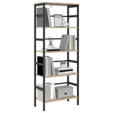 Vidaxl boekenkast 4-laags 60 x 29,5 x 149 cm bewerkt hout sonoma eiken