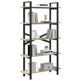 Vidaxl boekenkast 5-laags 100 x 33,5 x 178 cm bewerkt hout