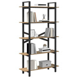Vidaxl boekenkast 5-laags 100 x 33,5 x 178 cm bewerkt hout