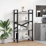Vidaxl boekenkast grijs sonoma 100 x 33,5 x 140 cm bewerkt hout