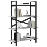 Vidaxl boekenkast grijs sonoma 100 x 33,5 x 140 cm bewerkt hout