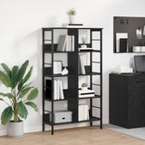 Vidaxl boekenkast 8-laags 82 x 32 x 144,5 cm bewerkt hout zwart eiken
