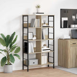 Vidaxl boekenkast 8-laags 82 x 32 x 144,5 cm bewerkt hout sonoma eiken