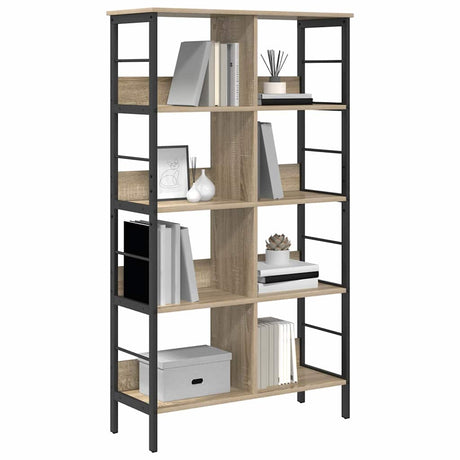 Vidaxl boekenkast 8-laags 82 x 32 x 144,5 cm bewerkt hout sonoma eiken