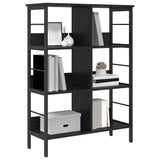 Vidaxl boekenkast 6-laags 82 x 32 x 112 cm bewerkt hout zwart eiken