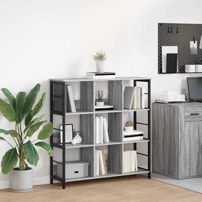Vidaxl boekenkast 9-laags 102 x 32 x 104,5 cm bewerkt hout