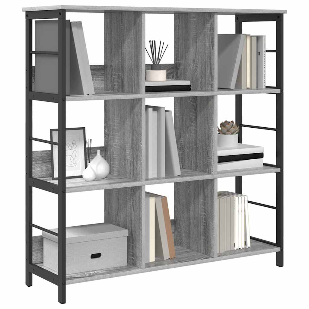 Vidaxl boekenkast 9-laags 102 x 32 x 104,5 cm bewerkt hout