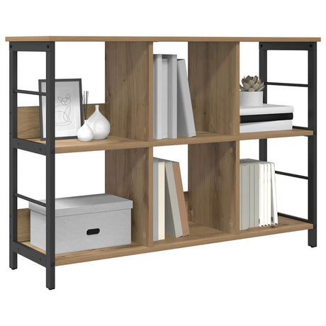 Vidaxl boekenkast 6-laags 102 x 32 x 72,5 cm bewerkt hout