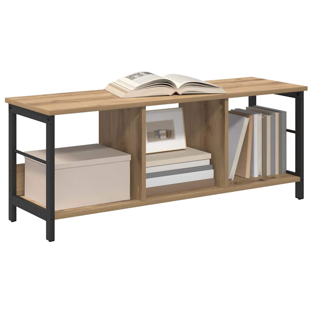 Vidaxl boekenkast 3-laags 102 x 32 x 40,5 cm bewerkt hout