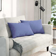 Vidaxl sofa kussens 2 st stof jeans blauw 60 x 40 cm