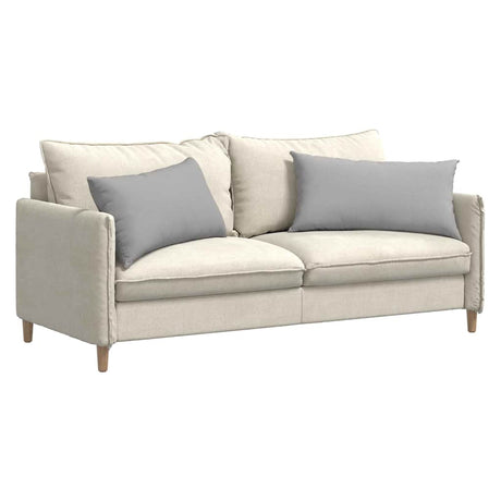 Vidaxl sofa kussens 2 st stof wolkengrijs 80 x 40 cm
