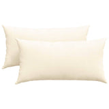 Vidaxl sofa kussens 2 stuks crème 80 x 40 cm cordstof