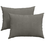 Vidaxl sofa kussens 2 stuks lichtgrijs 70 x 50 cm cordstof