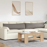 Vidaxl sofa kussens 2 stuks taupe 145 x 40 cm stof