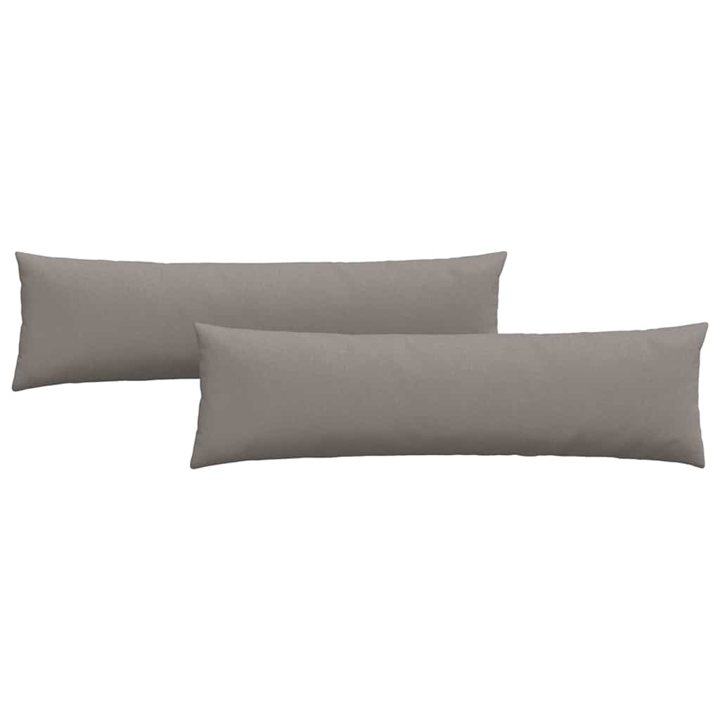 Vidaxl sofa kussens 2 st stof taupe 145 x 40 cm