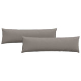 Vidaxl sofa kussens 2 st stof taupe 145 x 40 cm