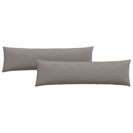 Vidaxl sofa kussens 2 st stof taupe 145 x 40 cm