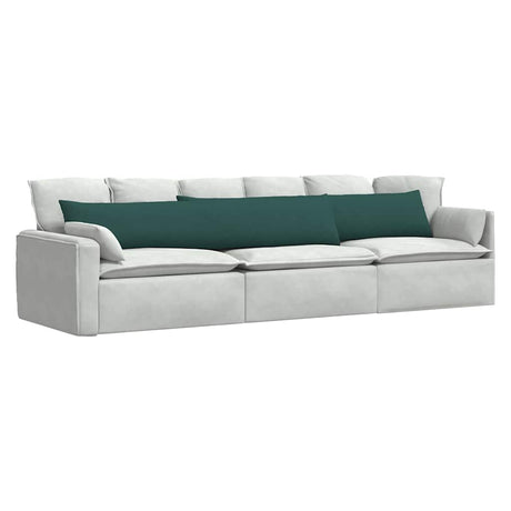 Vidaxl sofa kussens 2 st stof donkergroen 200 x 40 cm