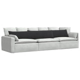 Vidaxl sofa kussens 2 stuks zwart 200 x 40 cm cordstof