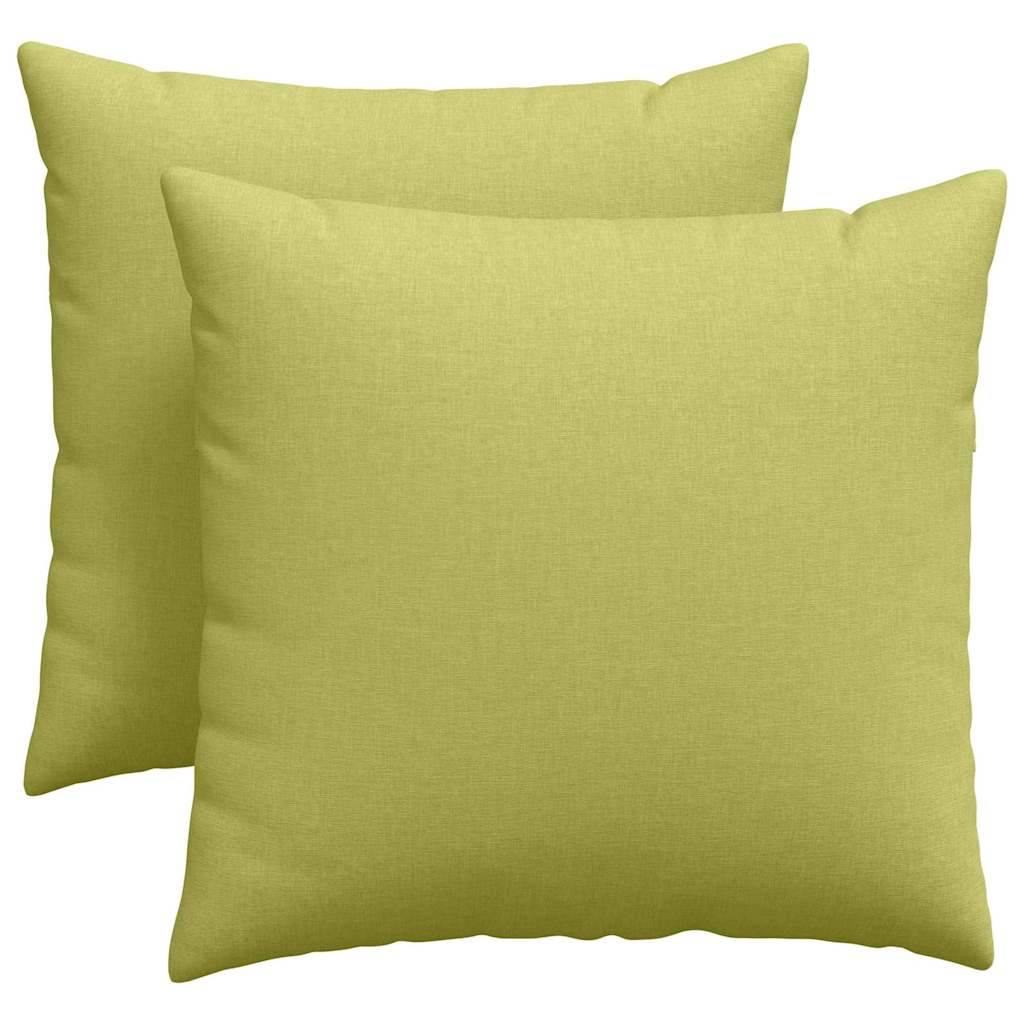 Vidaxl sofa kussens 2 st stof lichtgroen 45 x 45 cm