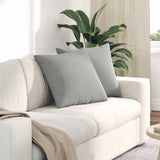Vidaxl sofa kussens 2 stuks lichtgrijs 50 x 50 cm stof