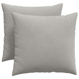 Vidaxl sofa kussens 2 stuks lichtgrijs 50 x 50 cm stof