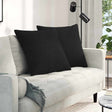 Vidaxl sofa kussens 2 st stof zwart 60 x 60 cm