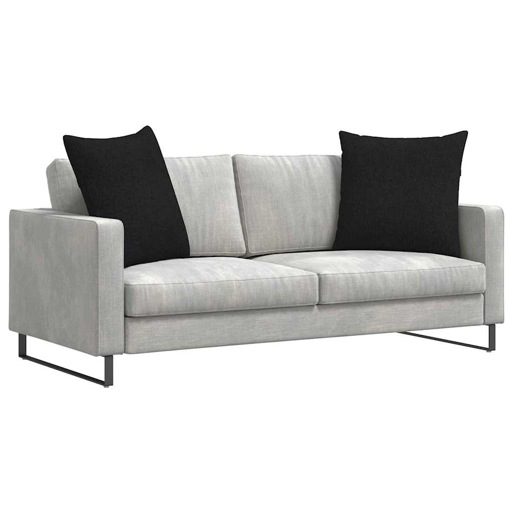 Vidaxl sofa kussens 2 st stof zwart 60 x 60 cm