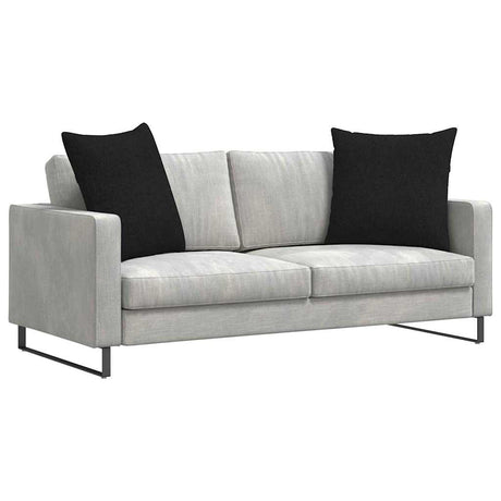 Vidaxl sofa kussens 2 st stof zwart 60 x 60 cm