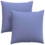 Vidaxl sofa kussens 2 pcs jeans blauw 60 x 60 cm stof
