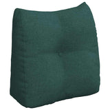 Vidaxl rugkussen donkergroen 45 x 24 x 50 cm stof