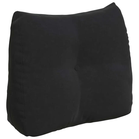 Vidaxl rugkussen zwart 60 x 24 x 50 cm fluweel
