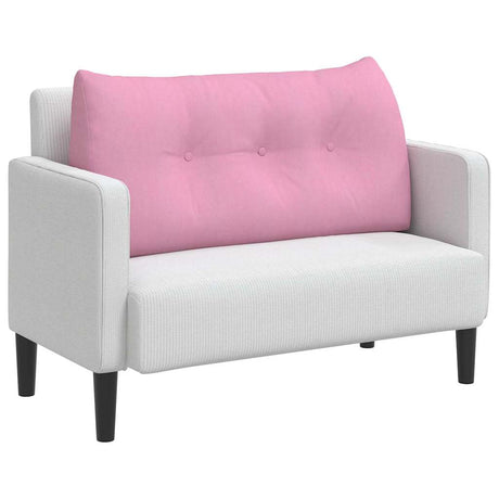 Vidaxl rugkussen roze 100 x 24 x 50 cm stof