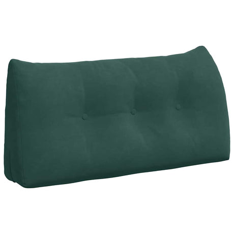 Vidaxl rugkussen donkergroen 100 x 24 x 50 cm fluweel