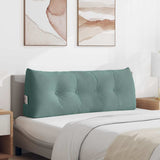 Vidaxl rugkussen zeegroen 120 x 24 x 50 cm fluweel