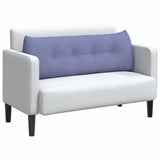 Vidaxl rugkussen jeans blauw 140 x 24 x 50 cm stof