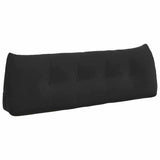 Vidaxl rugkussen zwart 140 x 24 x 50 cm fluweel
