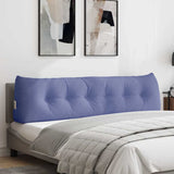 Vidaxl rugkussen jeans blauw 180 x 24 x 50 cm stof