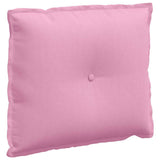 Vidaxl rugkussen roze 60 x 19 x 50 cm stof