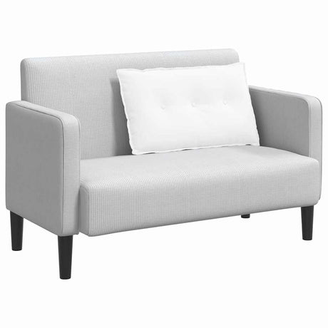 Vidaxl rugkussen wit 80 x 19 x 50 cm stof