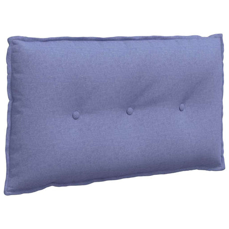 Vidaxl rugkussen jeans blauw 80 x 19 x 50 cm stof